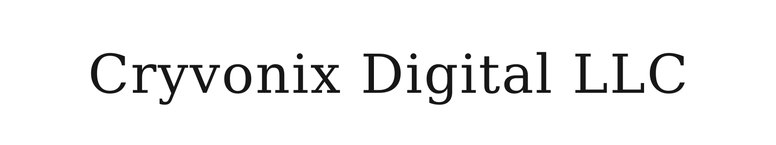 Cryvonix Digital LLC